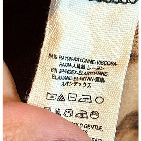 We the Free People Bleached Tie Dye Ying Yang High Low Jersey Knit Dolman Tunic - Picture 5 of 9